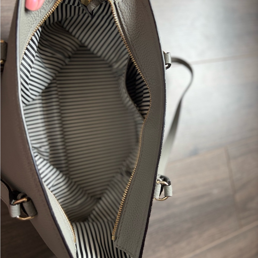 Kate Spade Charcoal Leather Tote - Picture 4 of 4